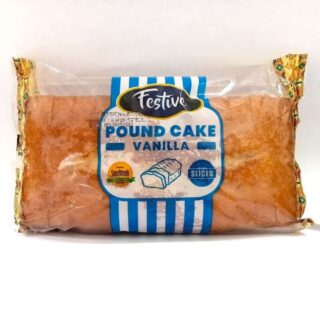 Festive Pound Cake Vanilla Sliced