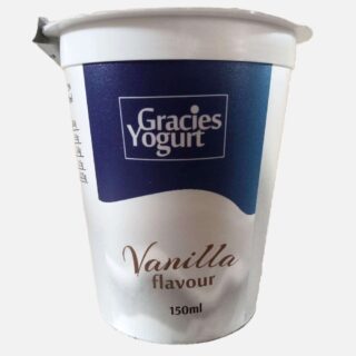 Gracies Vanilla Flavour Yoghurt 150ml