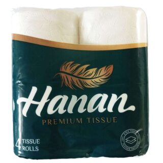 Hanan Premium Tissue Rolls 4 Pack