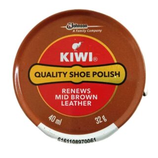 Kiwi Mid Brown Shoe Polish 40ml(32g)