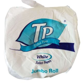 TP Tishu Poa Jumbo Roll White Toilet Paper