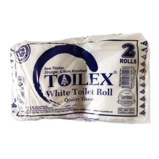 Toilex White Toilet Roll 2 Pack