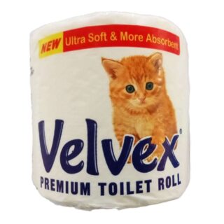 Velvex Premium Toilet Roll 1 Pack
