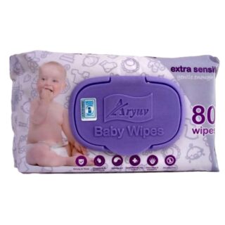 Aryuv Baby Wipes, 80 Pieces