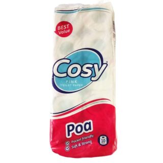 Cosy Poa Pink Toilet Paper 10 Pack