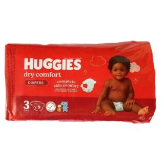 Huggies Dry Comfort Diapers Size 3 9 Pieces(5-9kg)