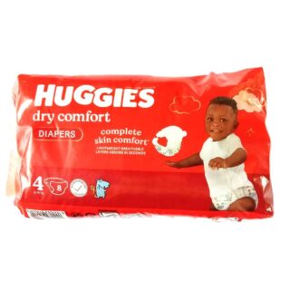 Huggies Dry Comfort Diapers Size 4 8 Pieces(8-14kg)