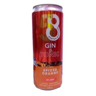 58 Orange Spiced Gin & Tonic – 330ml Can (8% Abv)