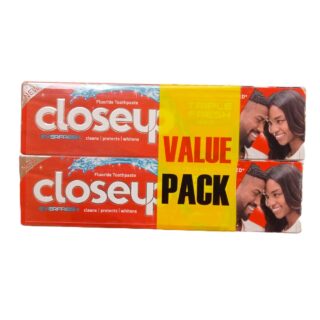 CloseUp Fluoride Toothpaste – 125g + 125g (Value Pack)