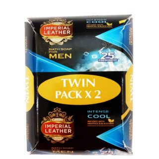 Cussons Imperial Leather Intense Cool Twin Pack Bath Soap – 150g x 2