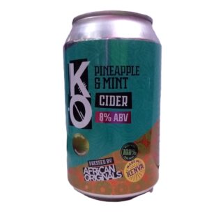 KO Pineapple & Mint Cider – 330ml (8% ABV)