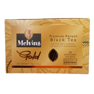 Melvins Gold Premium Kenyan Black Tea – 25 Tea Bags