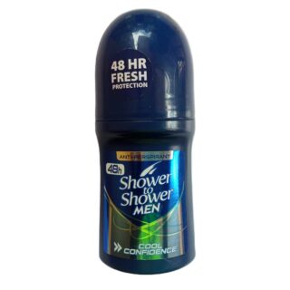 Shower to Shower Cool Confidence Roll-On for Men – 50ml