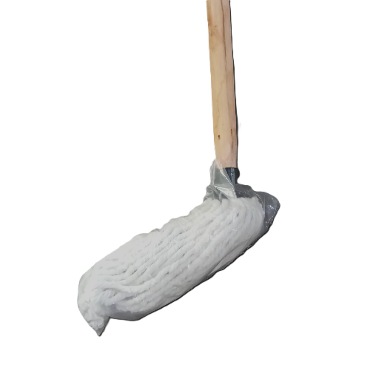 White Mop with Handle - Image 2