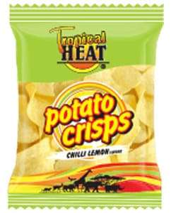 Trpoical Heat Chilli Lemon Flavour Potato Crisps 50g