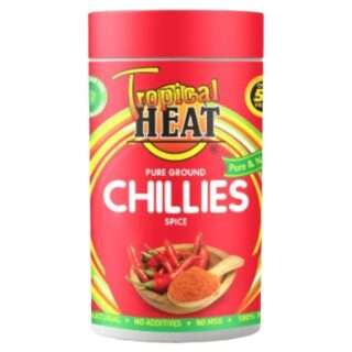 Tropical Heat Pure Ground Chillies Spice 45g