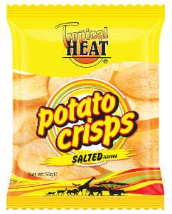 Tropical Heat Salted Flavour Potato Crisps 200g