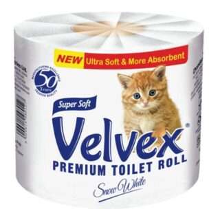 Velvex Premium Toilet Roll 1 Pack