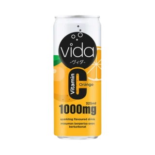 Vida Orange Flavoured Sparkling Drink 325ml